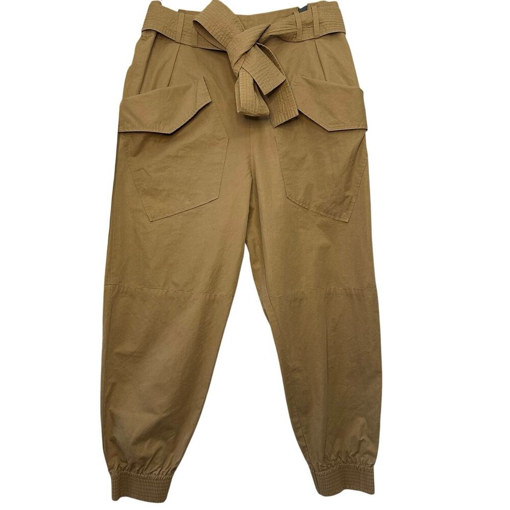 AMUR Lisette Cargo Pant Size Medium‎ Tan Brown Revolve Paper Bag Jogger Luxury
